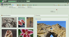Desktop Screenshot of kendall-slade.deviantart.com