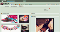 Desktop Screenshot of munkymuck.deviantart.com
