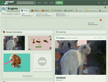 Tablet Screenshot of brughela.deviantart.com