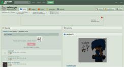 Desktop Screenshot of kallieboyes.deviantart.com