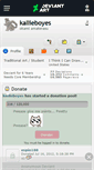 Mobile Screenshot of kallieboyes.deviantart.com