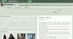 Desktop Screenshot of darkythestrange.deviantart.com