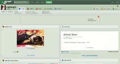 Desktop Screenshot of lightang3l.deviantart.com