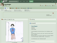 Tablet Screenshot of opysdragon.deviantart.com