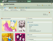 Tablet Screenshot of nicoleta-chankleta.deviantart.com