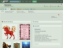 Tablet Screenshot of desmar2u.deviantart.com