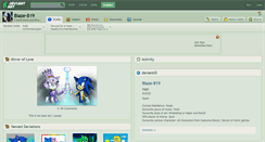 Desktop Screenshot of blaze-819.deviantart.com