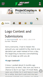 Mobile Screenshot of projectcosplay.deviantart.com