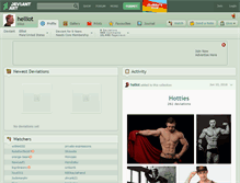 Tablet Screenshot of helliot.deviantart.com