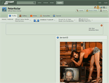 Tablet Screenshot of peterrollar.deviantart.com