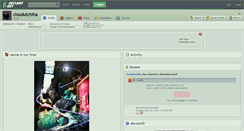 Desktop Screenshot of cloudutchiha.deviantart.com