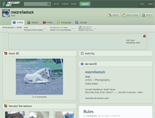 Tablet Screenshot of mezrellastock.deviantart.com