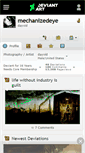 Mobile Screenshot of mechanizedeye.deviantart.com