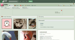 Desktop Screenshot of luluko.deviantart.com