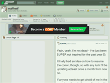 Tablet Screenshot of muffinelf.deviantart.com