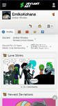 Mobile Screenshot of emikokohana.deviantart.com