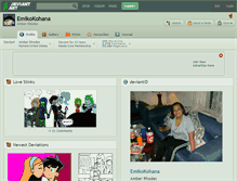 Tablet Screenshot of emikokohana.deviantart.com