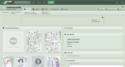Desktop Screenshot of mistresscarlett.deviantart.com