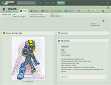 Tablet Screenshot of gmlink.deviantart.com