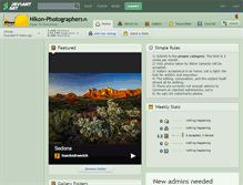 Tablet Screenshot of nikon-photographers.deviantart.com