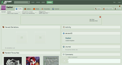 Desktop Screenshot of kasber.deviantart.com