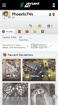 Mobile Screenshot of phoenix74n.deviantart.com