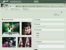 Tablet Screenshot of isnn.deviantart.com