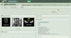 Desktop Screenshot of matthew13sanderson.deviantart.com