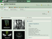 Tablet Screenshot of matthew13sanderson.deviantart.com