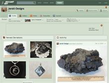 Tablet Screenshot of janski-designs.deviantart.com