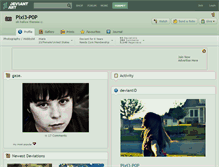Tablet Screenshot of pixi3-p0p.deviantart.com