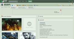 Desktop Screenshot of antirobotic.deviantart.com