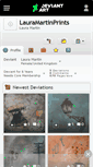 Mobile Screenshot of lauramartinprints.deviantart.com