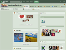 Tablet Screenshot of landscapepainting.deviantart.com