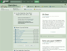Tablet Screenshot of charm-box.deviantart.com