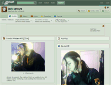 Tablet Screenshot of lady-santura.deviantart.com