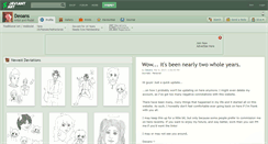 Desktop Screenshot of deoans.deviantart.com