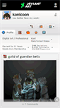 Mobile Screenshot of konicoon.deviantart.com