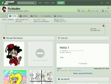 Tablet Screenshot of fyjstudios.deviantart.com