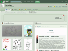 Tablet Screenshot of ozzychan.deviantart.com