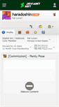 Mobile Screenshot of haradoshin.deviantart.com