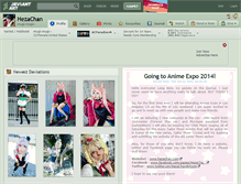 Tablet Screenshot of hezachan.deviantart.com