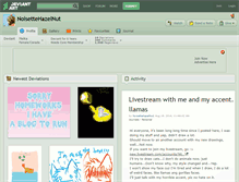 Tablet Screenshot of noisettehazelnut.deviantart.com
