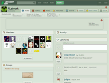 Tablet Screenshot of flatwork.deviantart.com