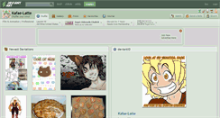 Desktop Screenshot of kafae-latte.deviantart.com