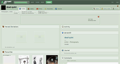 Desktop Screenshot of dead-quiet.deviantart.com