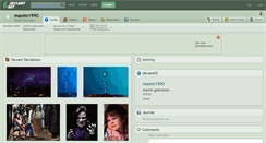 Desktop Screenshot of maxim1990.deviantart.com