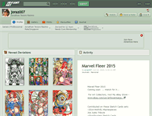 Tablet Screenshot of joraz007.deviantart.com