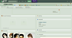 Desktop Screenshot of midgies-shadow.deviantart.com