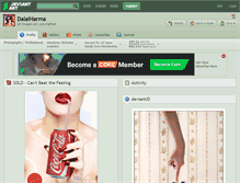 Tablet Screenshot of dalaiharma.deviantart.com